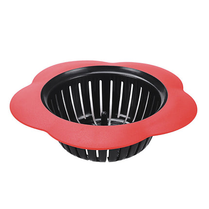 Flower-Shaped Drain Strainer – Anti-Clogging Sink & Floor Filter | Red, Orange, Green, Blue
