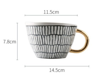 Nordic Irregular Mug | Geometric Ceramic Coffee Cup