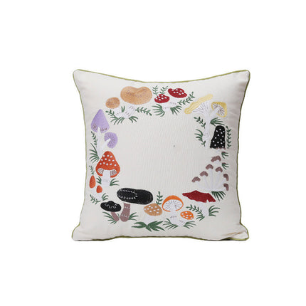 Embroidered Plant & Flower Cushion Covers – 16 Embroidered Designs 🌿🌸