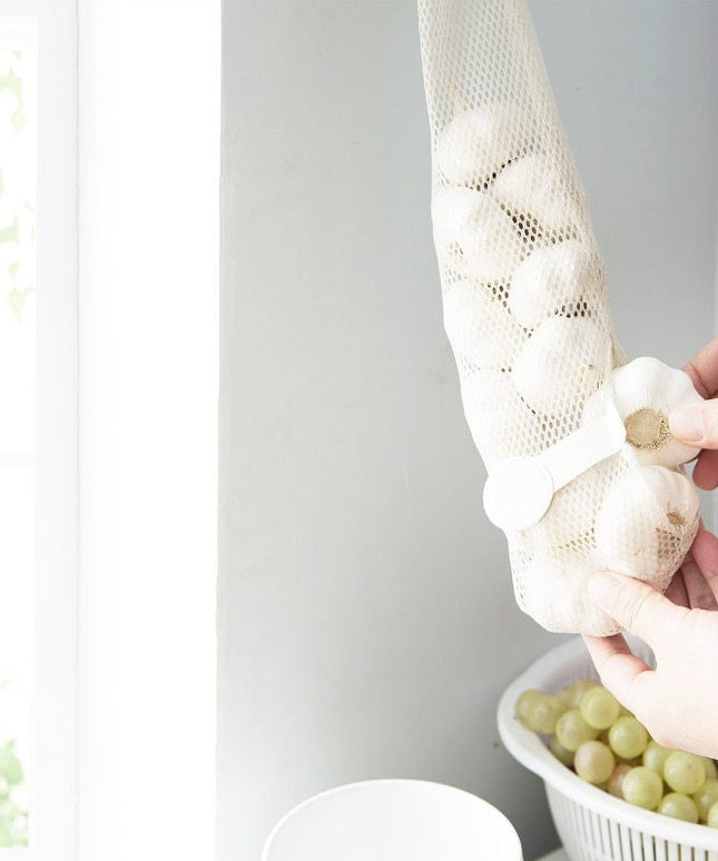 Long Storage Net Bag with Handle – Pastoral Kitchen Fruit & Veg Storage