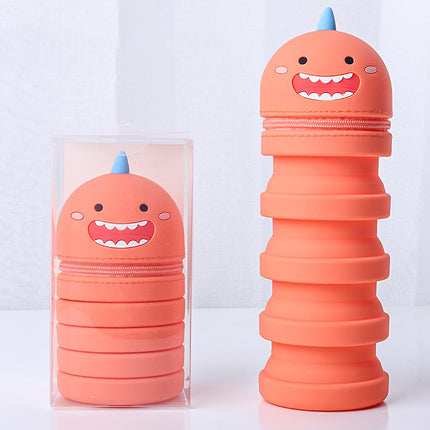 Cute Silicone Retractable Pen Holder – Expandable Desk Organiser