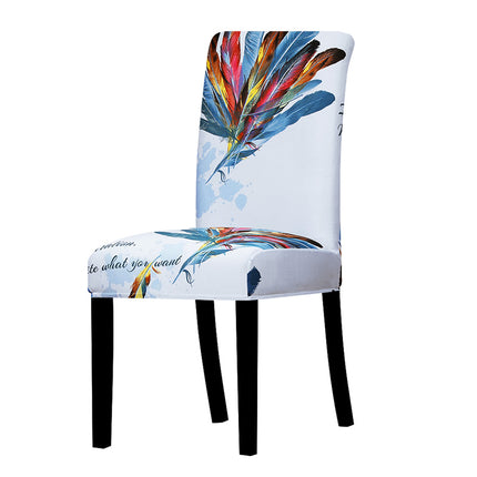 Stretch Dining Chair Covers | Elastic Printed Chair Slipcovers