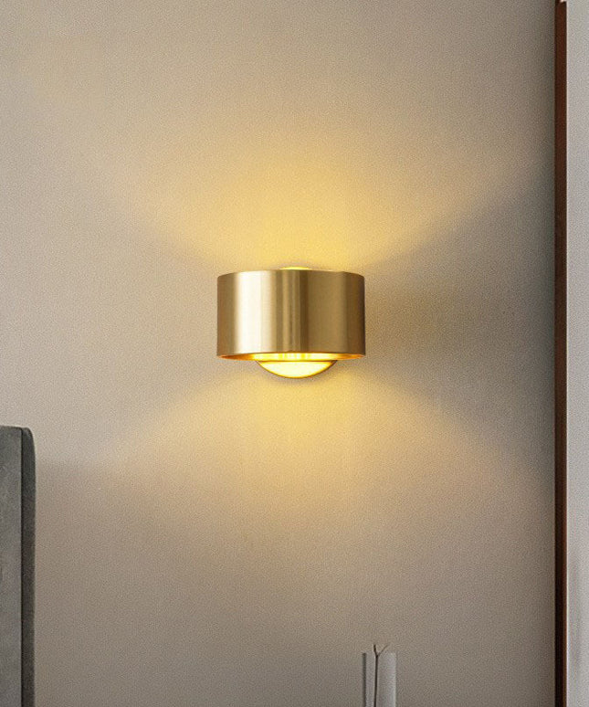 Luxury Copper Wall Lamp – Gold & Black Modern Lighting | Ikeame