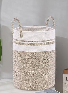 Cotton Rope Storage Basket Large Laundry Woven Organiser