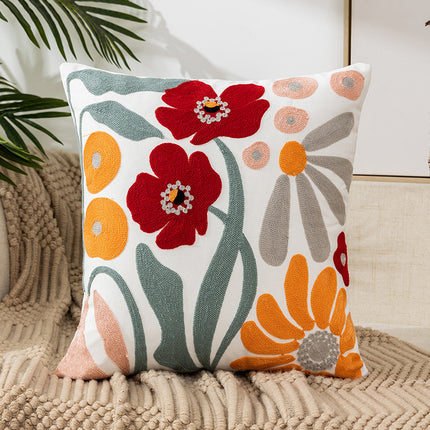Pastoral Yellow Flower Cushion – Cosy Country Style 🌼