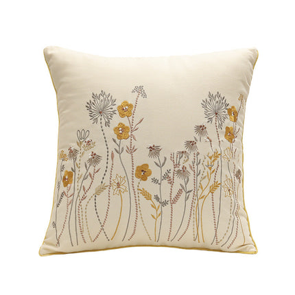 Embroidered Plant & Flower Cushion Covers – 16 Embroidered Designs 🌿🌸