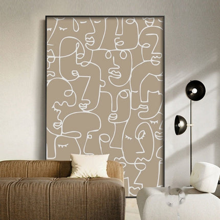 Living room sofa background wall decorative painting mural – Trendy & Practical for Daily Living