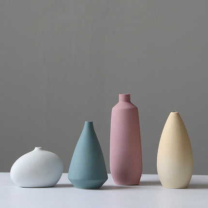 Nordic Style Ceramic Vase Ornaments | Modern Porcelain Home Décor
