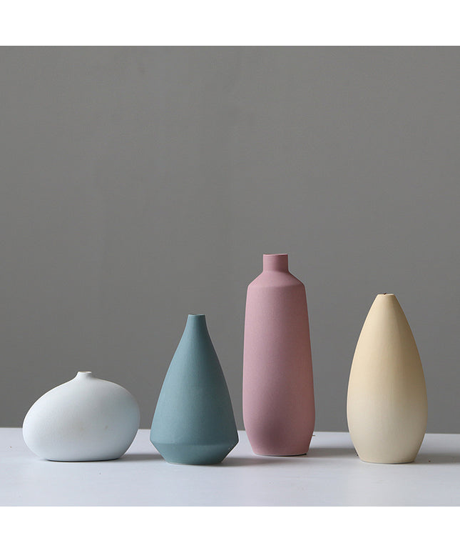 Nordic Style Ceramic Vase Ornaments | Modern Porcelain Home Décor