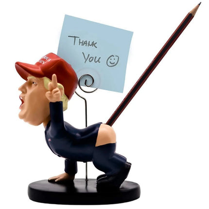 Funny Head Shaking Pen Holder – Viral Desk Organiser & Card Holder