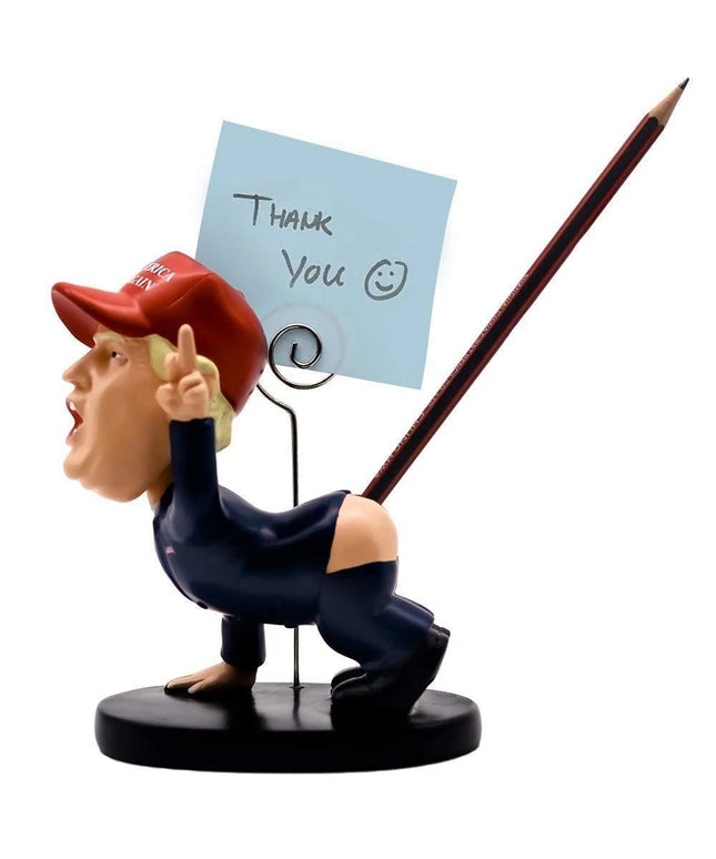 Funny Head Shaking Pen Holder – Viral Desk Organiser & Card Holder