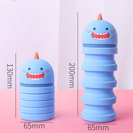 Cute Silicone Retractable Pen Holder – Expandable Desk Organiser