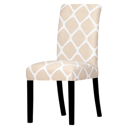 Stretch Dining Chair Covers | Elastic Printed Chair Slipcovers