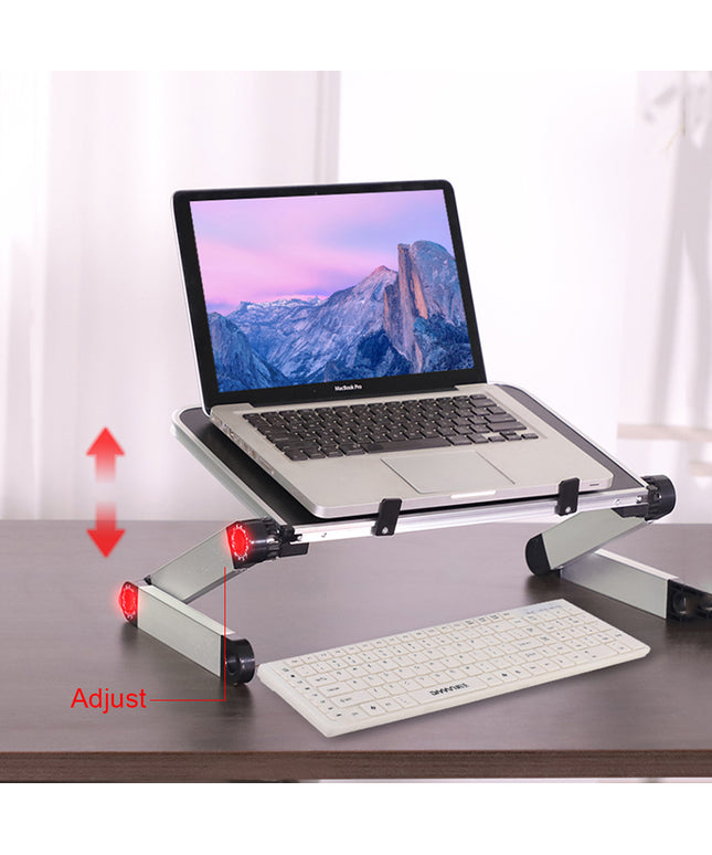 Foldable Laptop Stand Ergonomic Desk & Tablet Holder