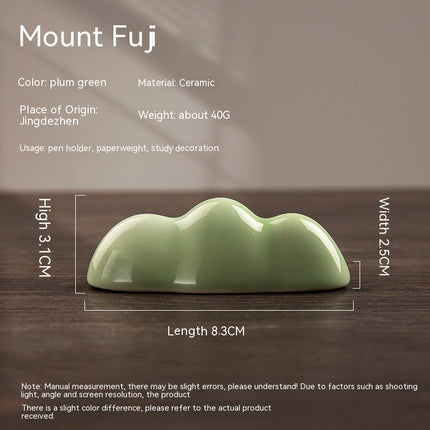 Cloud Celadon Ceramic Pen Holder – Elegant Desk Organiser
