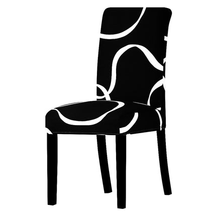 Stretch Dining Chair Covers | Elastic Printed Chair Slipcovers