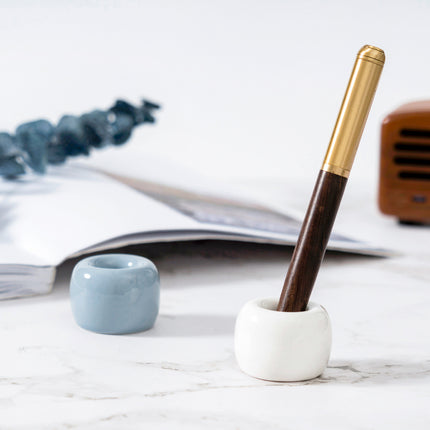 Minimalist Ceramic Ring Toothbrush Holder ✨🪥