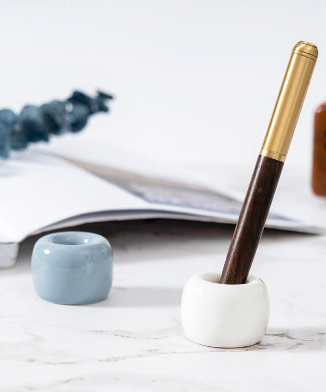 Minimalist Ceramic Ring Toothbrush Holder ✨🪥