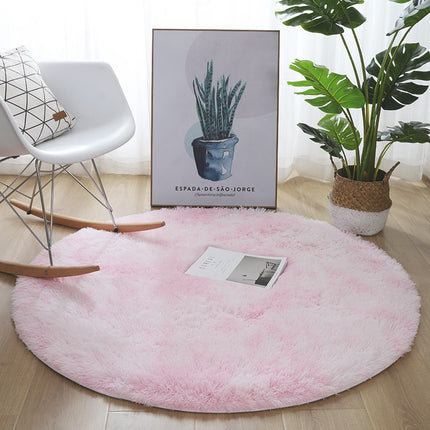 Super Plush Silk Wool Round Rug – Multiple Colours and Sizes