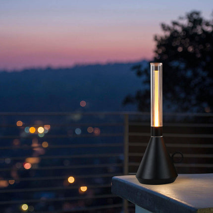 Retro Kerosene Lamp Style Rechargeable Light – Portable LED Lantern with Touch Dimming (Gold or Black)