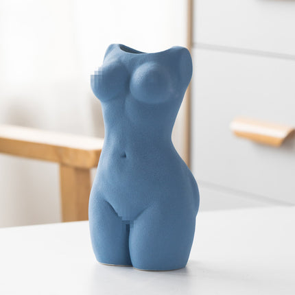 Female Form Ceramic Vase | Sculptural Decorative Home Décor