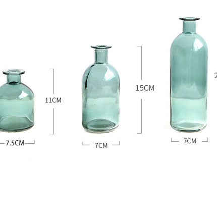 Nordic Glass Vase | Coloured Decorative Flower Vase