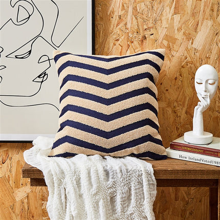 Geometric Embroidered Cushion Covers - 29 Designs | Modern Nordic Pillowcases
