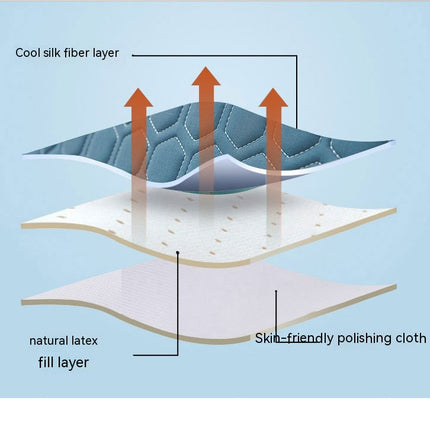 Large Ice Silk Backrest Cushion – 9 colours to choose from