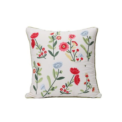 Embroidered Plant & Flower Cushion Covers – 16 Embroidered Designs 🌿🌸