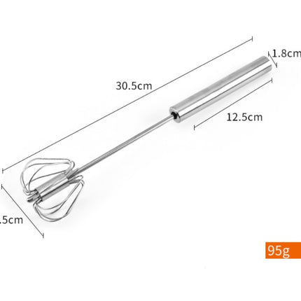 Semi Automatic Egg Beater | Stainless Steel Hand Whisk