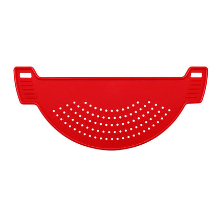 Fan-Shaped Drain Board – Multi-Purpose Plastic Kitchen Gadget | Red, Blue, Yellow