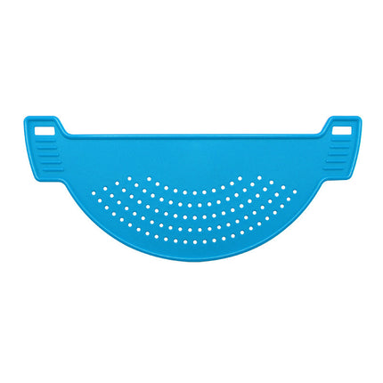 Fan-Shaped Drain Board – Multi-Purpose Plastic Kitchen Gadget | Red, Blue, Yellow