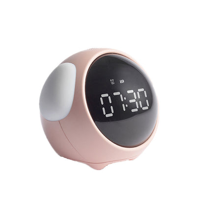 Alarm-Clock with Pixel Face and Wake-Up Light