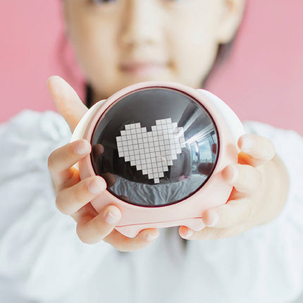Alarm-Clock with Pixel Face and Wake-Up Light