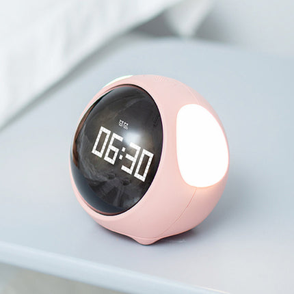 Alarm-Clock with Pixel Face and Wake-Up Light