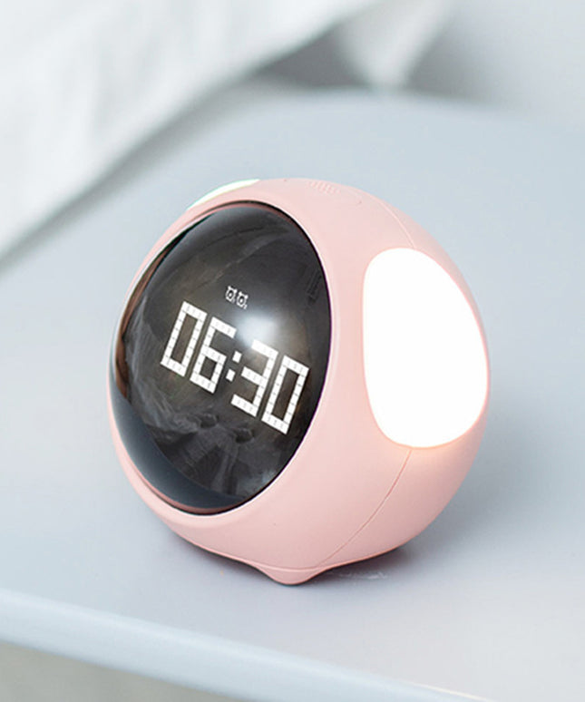 Alarm-Clock with Pixel Face and Wake-Up Light
