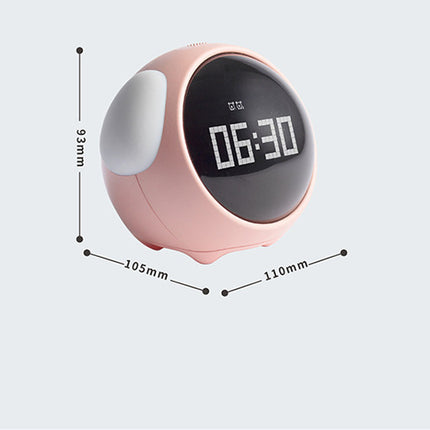 Alarm-Clock with Pixel Face and Wake-Up Light