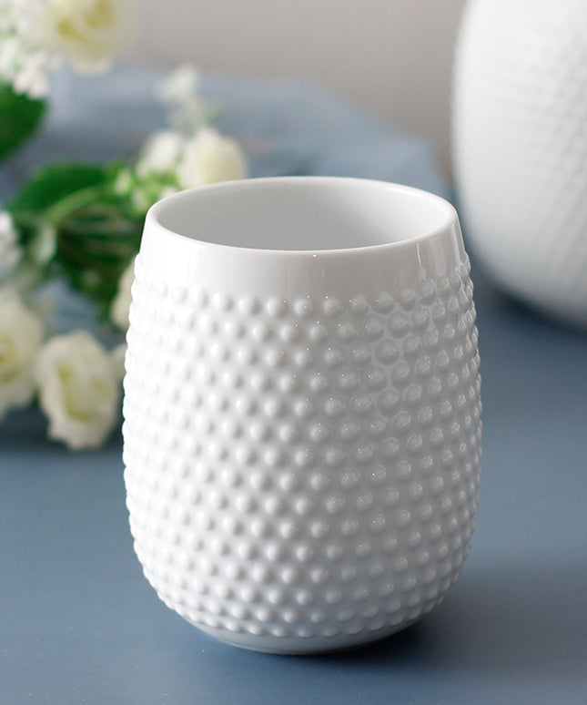 Clean White Ceramic Bathroom Accessories Set ✨🛁