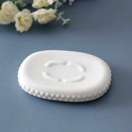 Clean White Ceramic Bathroom Accessories Set ✨🛁