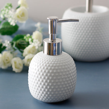 Clean White Ceramic Bathroom Accessories Set ✨🛁
