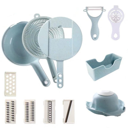Multi-function Vegetable Cutting Tool Set – Shred, Grate, Peel, 4 Sets Available | Ikeame