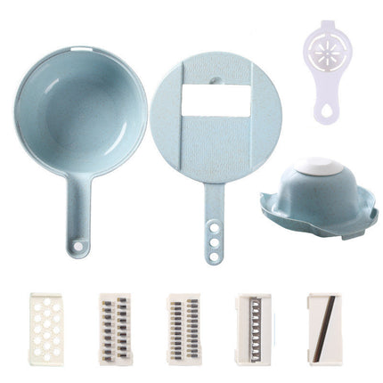 Multi-function Vegetable Cutting Tool Set – Shred, Grate, Peel, 4 Sets Available | Ikeame