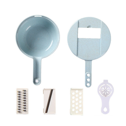 Multi-function Vegetable Cutting Tool Set – Shred, Grate, Peel, 4 Sets Available | Ikeame