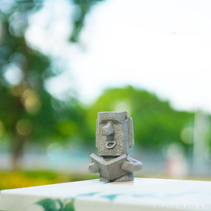 Moai Statue Pen Holder – Stone Style Desk Organiser