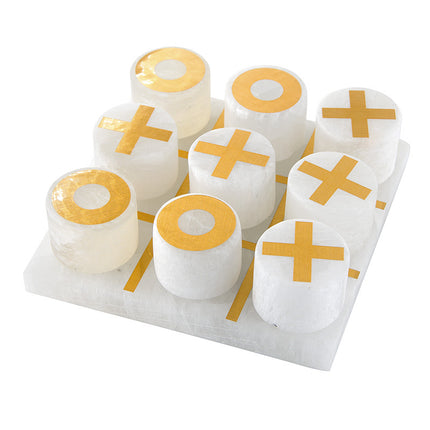 Marble Tic Tac Toe Décor | Noughts & Crosses Ornament