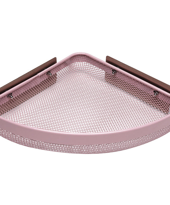 Punch-free Corner Stainless Steel Bathroom Shelf