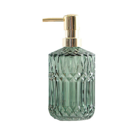 Glass Hand Soap Bottle 🛁 – Brushed Gold Pump, Green, Grey, or Black