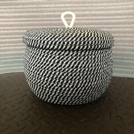 Woven Fabric Storage Basket Dustproof Cosmetic Organiser
