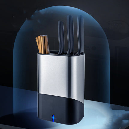 Disinfection Knife & Utensils Holder – Ozone Sterilisation with Drain & Drip Tray