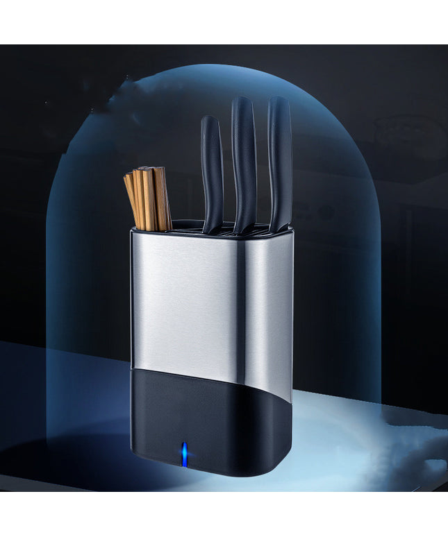 Disinfection Knife & Utensils Holder – Ozone Sterilisation with Drain & Drip Tray
